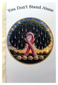 You Don't Stand Alone – Breast Cancer Bible Verse Card