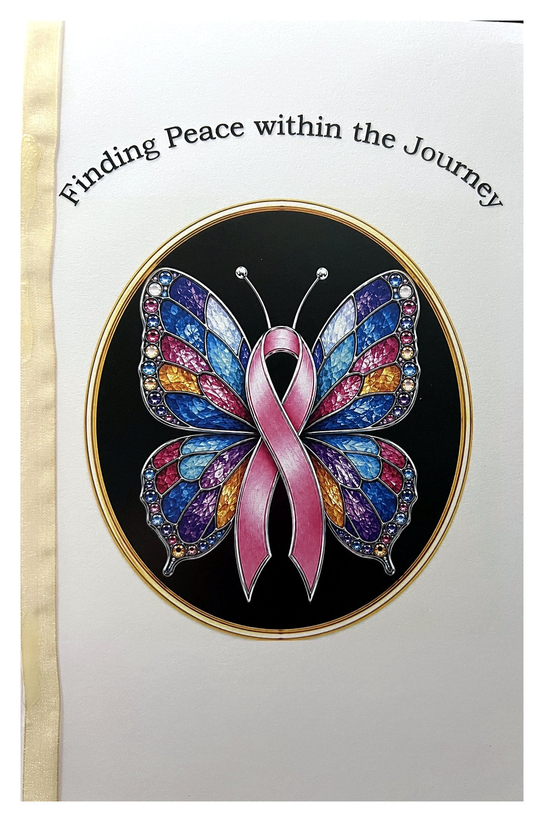 Finding Peace Within the Journey – Breast Cancer Bible Verse Card