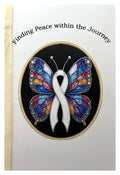 Finding Peace Within the Journey – Lung Cancer / Color Your Own Bible Verse Card