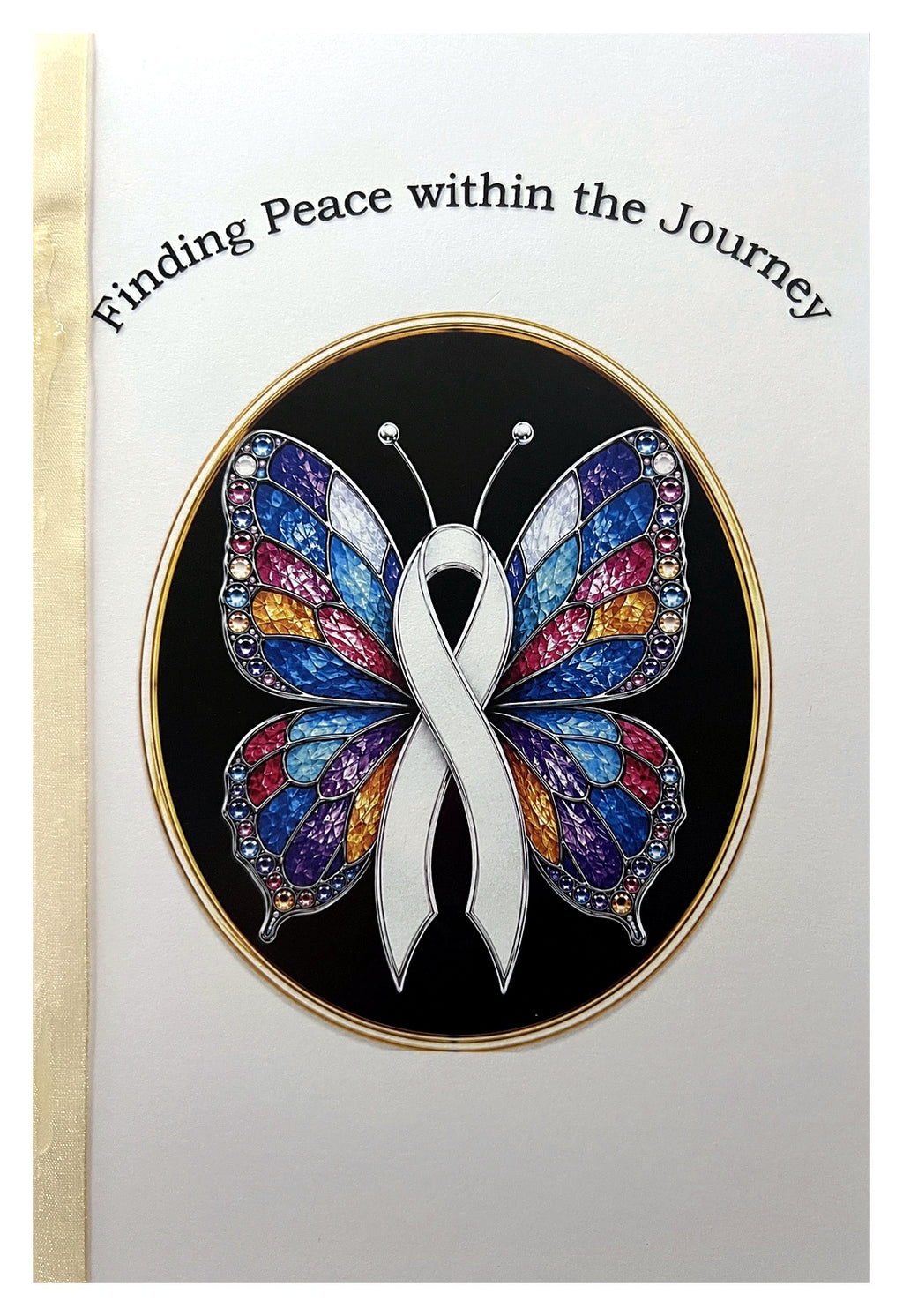 Finding Peace Within the Journey – Lung Cancer / Color Your Own Inspirational Message Card