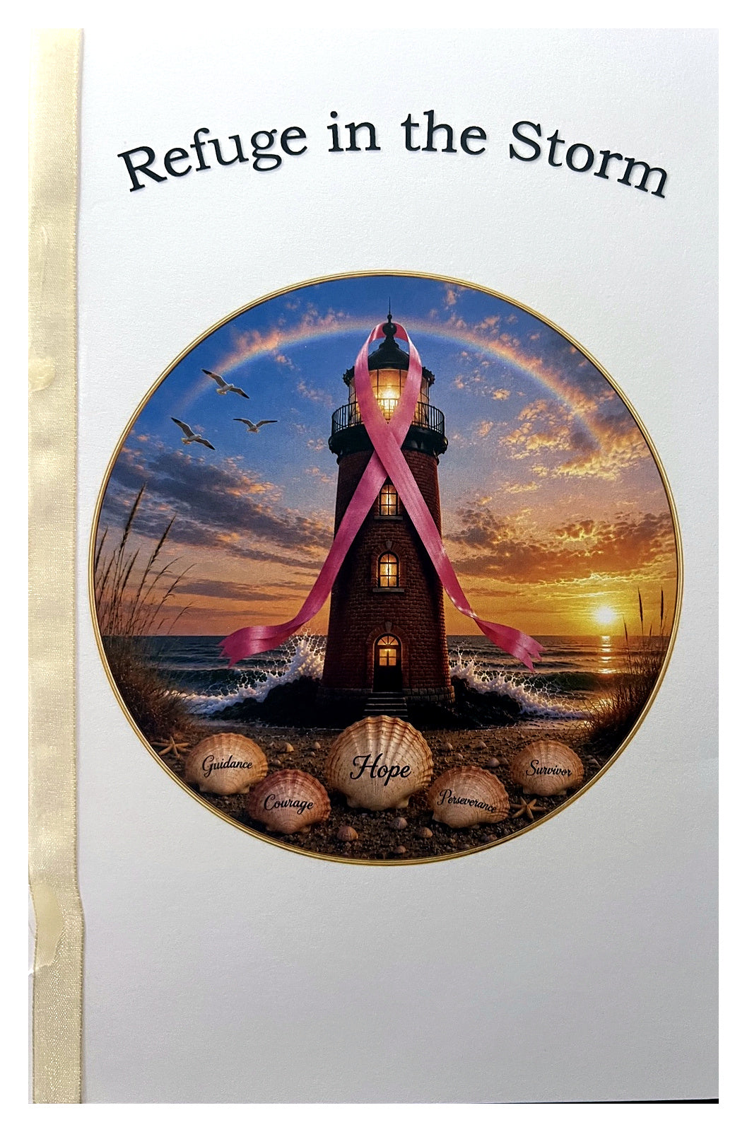 Refuge in the Storm – Breast Cancer Inspirational Message Card